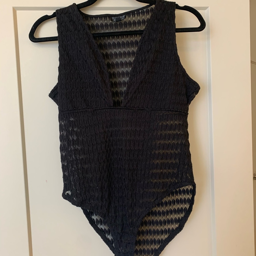 TOPSHOP sheer bodysuit